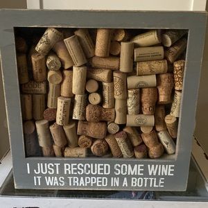 Wine cork holder
